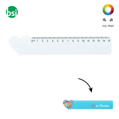 15 cm ruler, house COULER 15