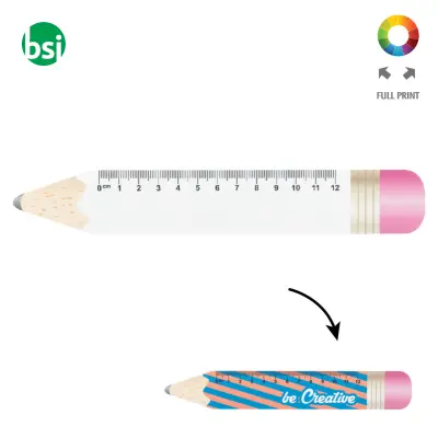 12 cm ruler, pencil SHARPY 12