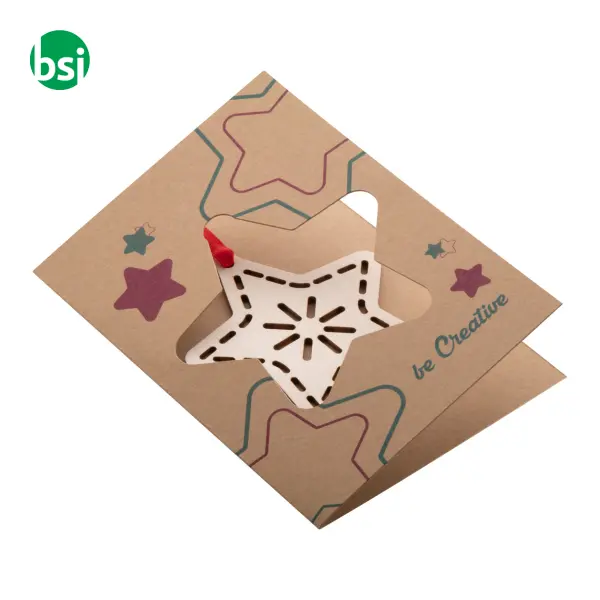 Christmas card star TREECARD ECO -  11