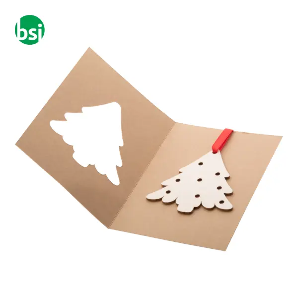 Christmas card star TREECARD ECO -  8