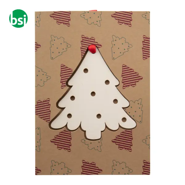 Christmas card star TREECARD ECO -  10
