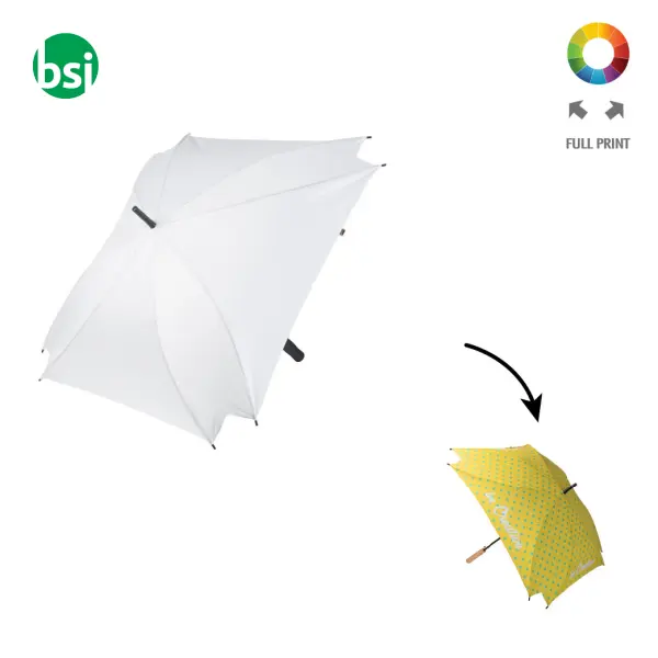 Custom Umbrella - CreaRain Square RPET -  1