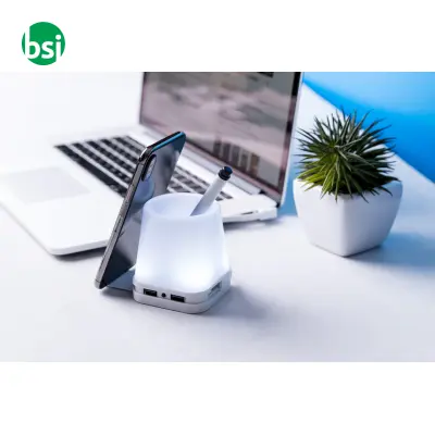 Pen holder with USB hub LUMEO - Immagine 3