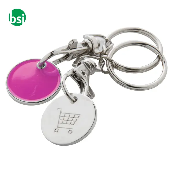 Trolley coin keyring EUROCOIN -  18