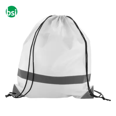 Reflective drawstring bag VIDRAW - Immagine 2