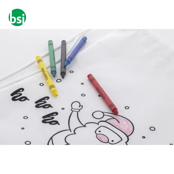 Colouring Christmas drawstring bag JULFAR BAG B -  5