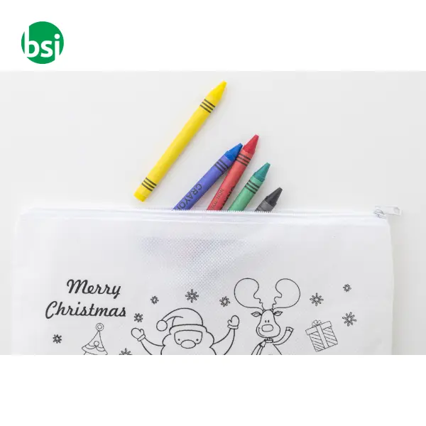Colouring Christmas pen case JULFAR DRAW -  3