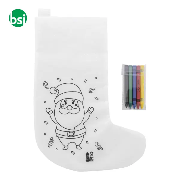 Colouring Christmas stocking JULFAR GIFT -  1