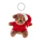 Plush Christmas teddy bear keyring JULNALLE - Anteprima 1
