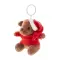 Plush Christmas teddy bear keyring JULNALLE - Anteprima 2