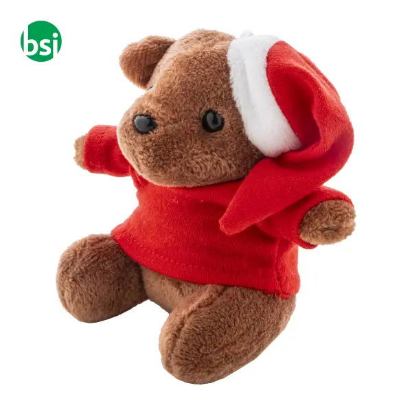 Plush Christmas teddy bear keyring JULNALLE -  4