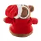 Plush Christmas teddy bear keyring JULNALLE - Anteprima 5