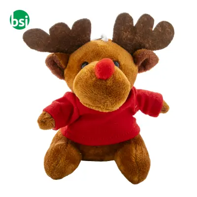 Plush Christmas reindeer keyring JULREN - Immagine 3