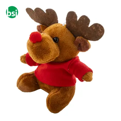 Plush Christmas reindeer keyring JULREN - Immagine 4