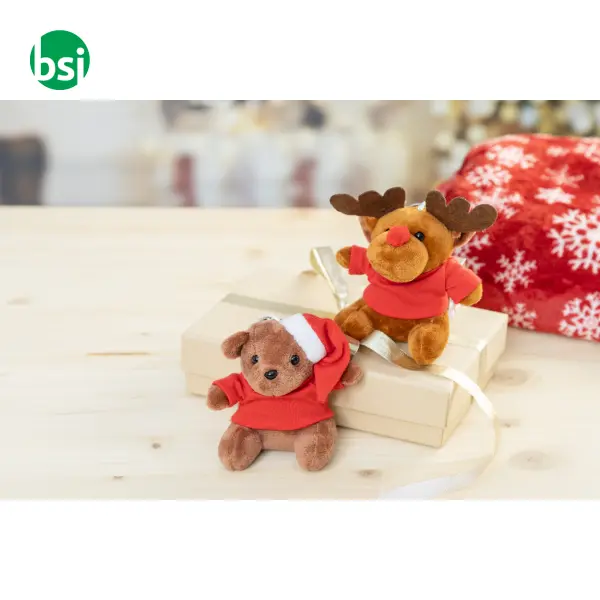 Plush Christmas reindeer keyring JULREN -  6