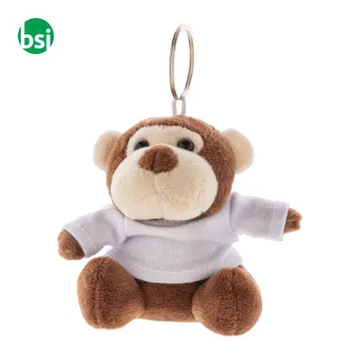 Plush monkey keyring APEFOB