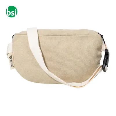 Recycled canvas waist bag REKAN HIP - Immagine 4