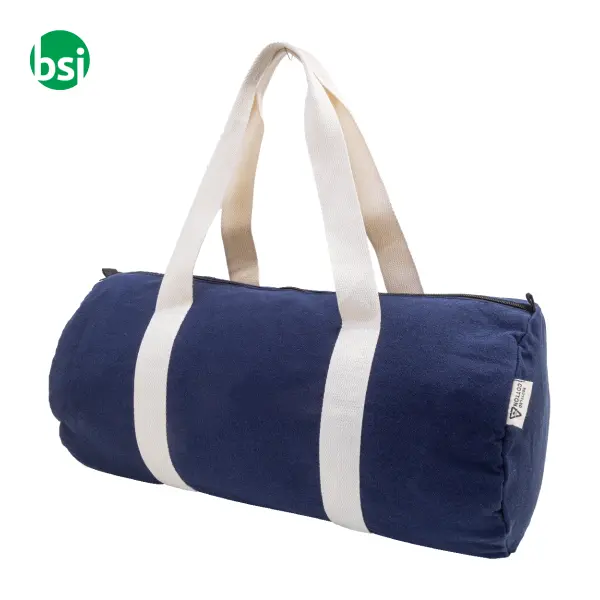 Recycled canvas sports bag REKAN DUFF -  17