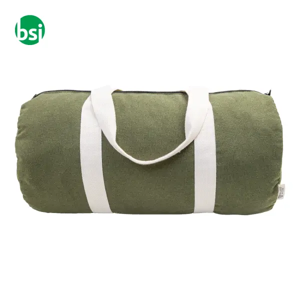 Recycled canvas sports bag REKAN DUFF -  10
