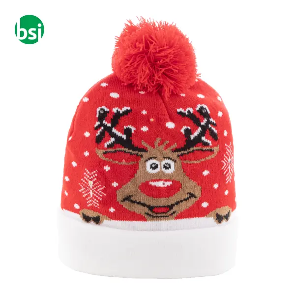 Christmas LED winter hat reindeer NORRSKEN -  12