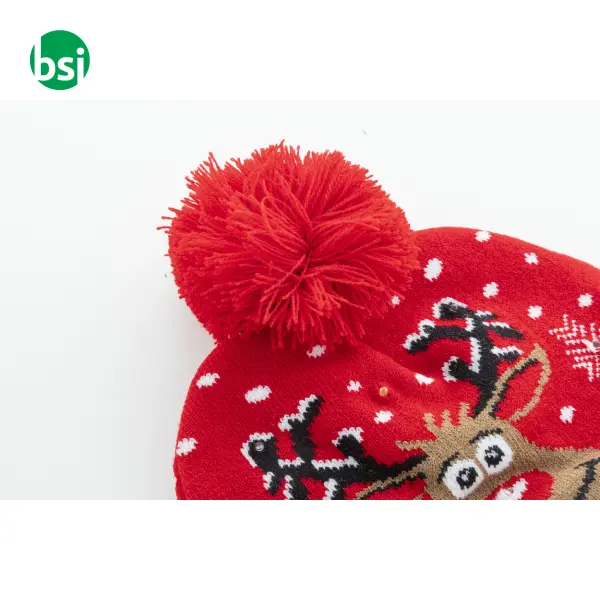 Christmas LED winter hat reindeer NORRSKEN -  5