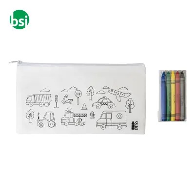 Coloring pencil case with your logo GOCOLO - Immagine 2