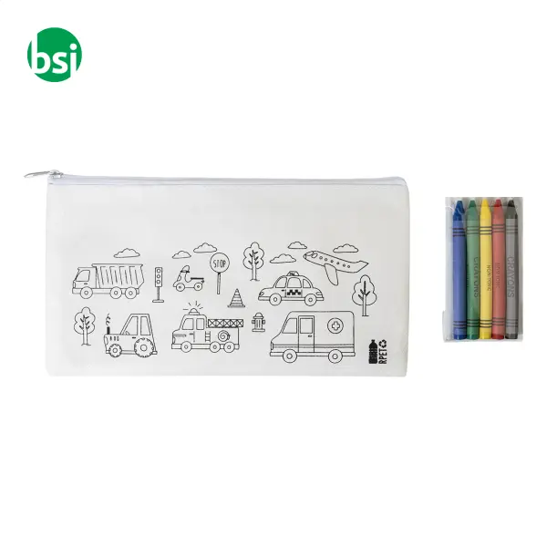 Coloring pencil case with your logo GOCOLO -  2