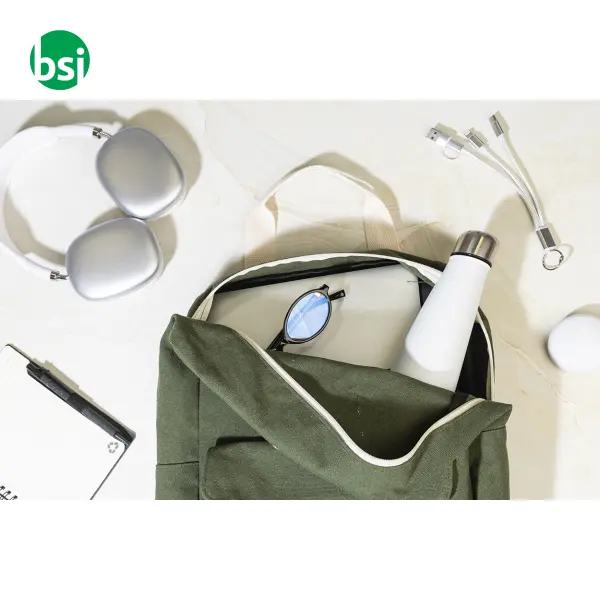 Canvas backpack with printing REKAN BACK -  15