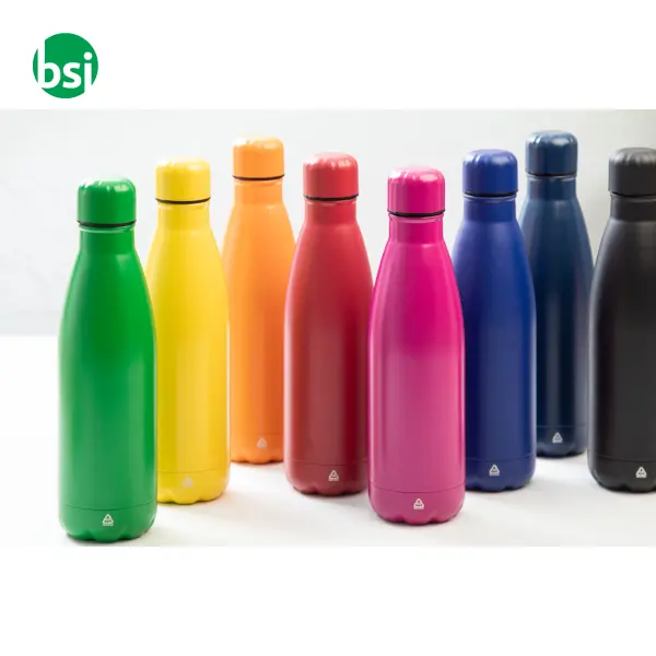 Recycled stainless steel bottle REFILL -  10