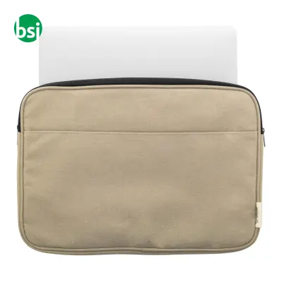 Recycled canvas laptop bag REBYSS COMP - Immagine 8