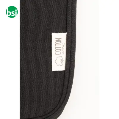 Recycled canvas laptop bag REBYSS COMP - Immagine 18