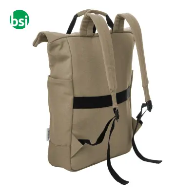 Recycled canvas backpack REBYSS ROLL - Immagine 4