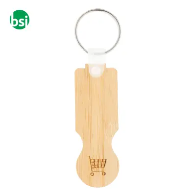 Trolley coin keyring BOOCART - Immagine 2