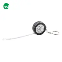 Keyring With Tape Measure - Wheel