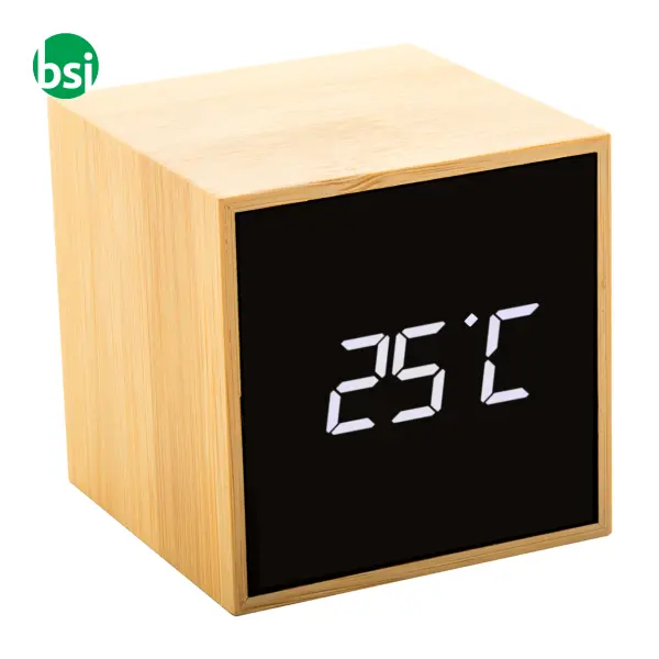 Bamboo Alarm Clock - Boolarm -  2