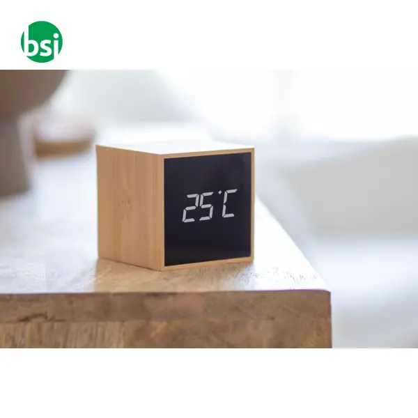 Bamboo Alarm Clock - Boolarm -  4