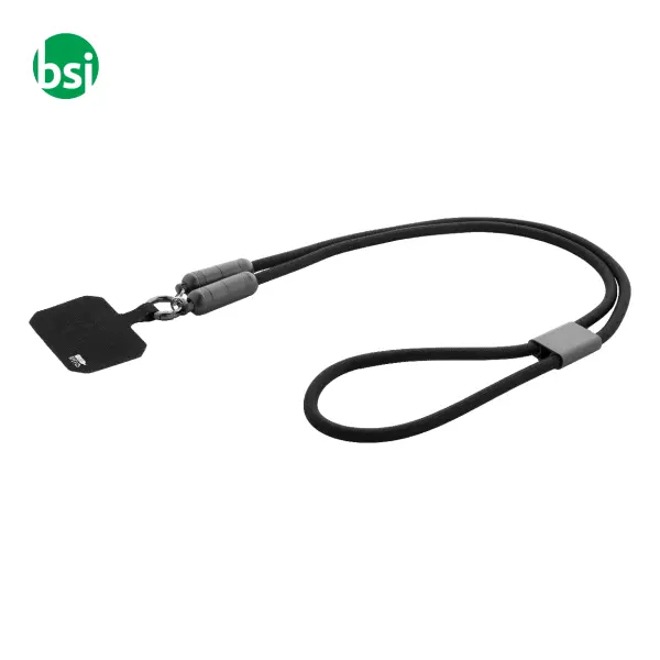 60W RPET mobile lanyard cable FASTLY -  1