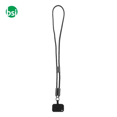 60W RPET mobile lanyard cable FASTLY - Immagine 3