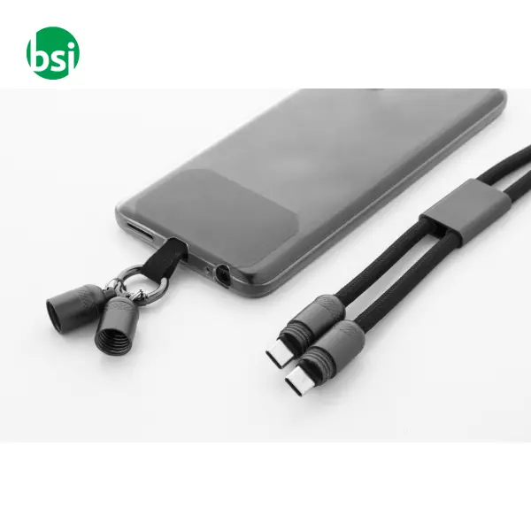 60W RPET mobile lanyard cable FASTLY -  5