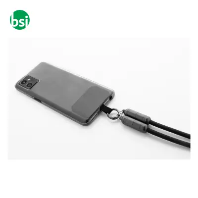 60W RPET mobile lanyard cable FASTLY - Immagine 7