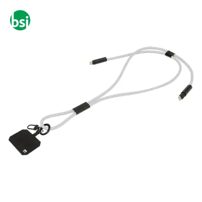 Cable with lanyard and printing HOLCHARGE - Immagine 2