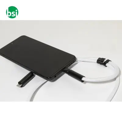 Cable with lanyard and printing HOLCHARGE - Immagine 3