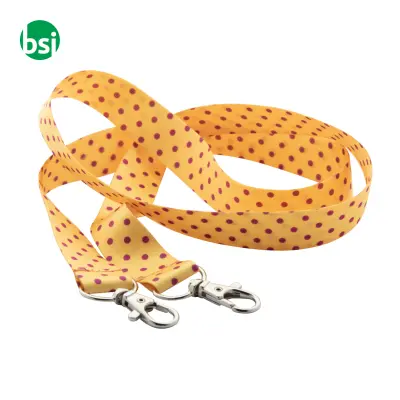 Subyard Double RPET - RPET Lanyard with 2 metal carabiners. 2 - Immagine 5