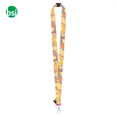 Subyard A RPET - RPET lanyard. Both sides Sublimation - RSubyA - Immagine 8