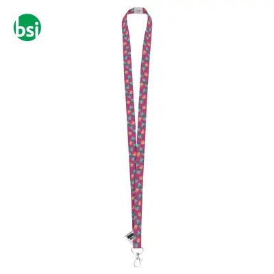 Subyard A RPET - RPET lanyard. Both sides Sublimation - RSubyA - Immagine 9