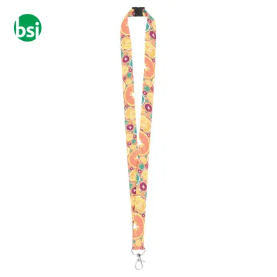 Subyard A - Polyester lanyard. Both sides Sublimation - SubyA - Immagine 6