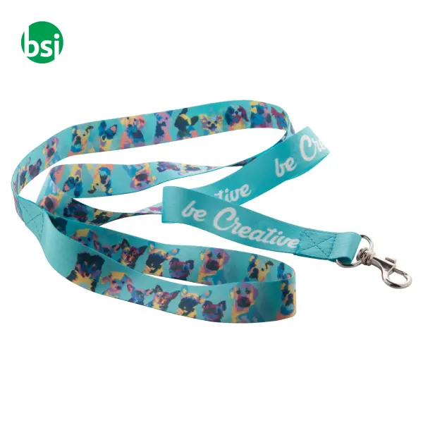 Subyard A - Polyester lanyard. Both sides Sublimation - SubyA -  8