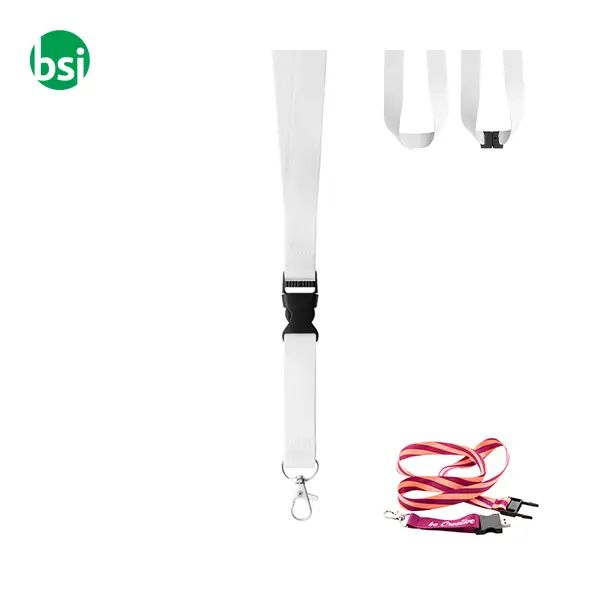 Subyard C - Lanyard - detachable metal carabiner. 2 sides -  1