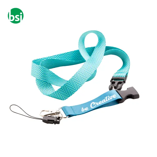 Subyard D - Polyester lanyard with mobile string. 2 sides -  2
