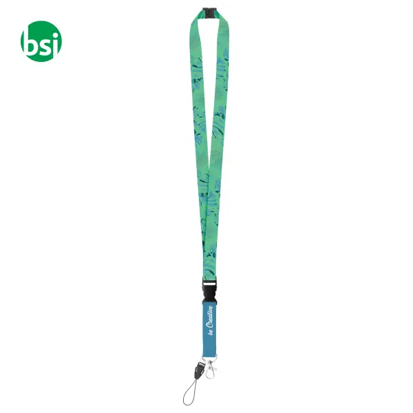 Subyard D - Polyester lanyard with mobile string. 2 sides -  7